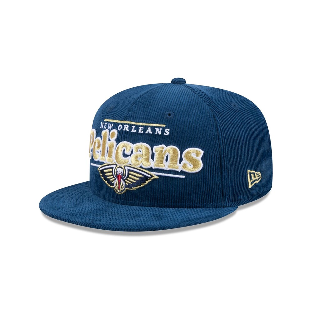 New Era New Orleans Pelicans Throwback Display 9FIFTY Snapback Hat - One Size